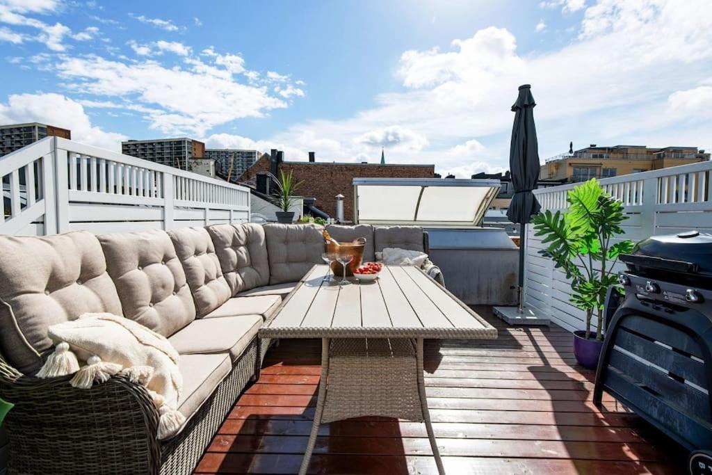Apartmán Live On The Roof Of Oslo City Center Exteriér fotografie