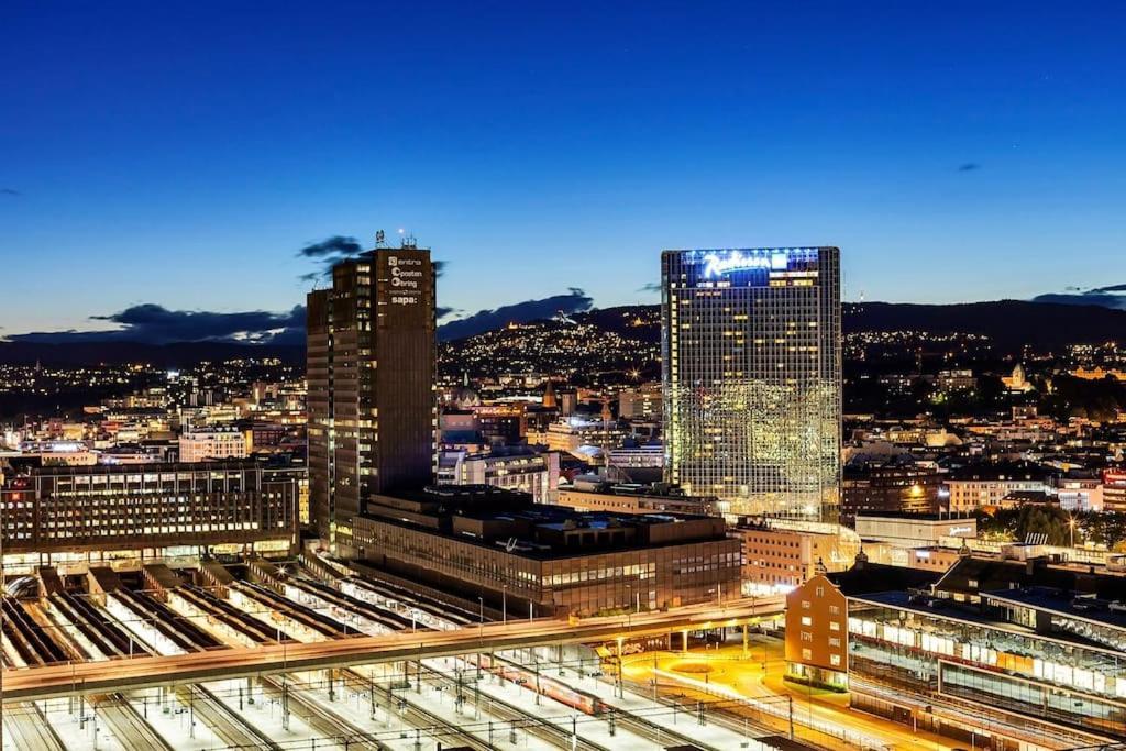 Apartmán Live On The Roof Of Oslo City Center Exteriér fotografie